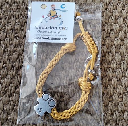 pulsera solidaria contra el cáncer infantil